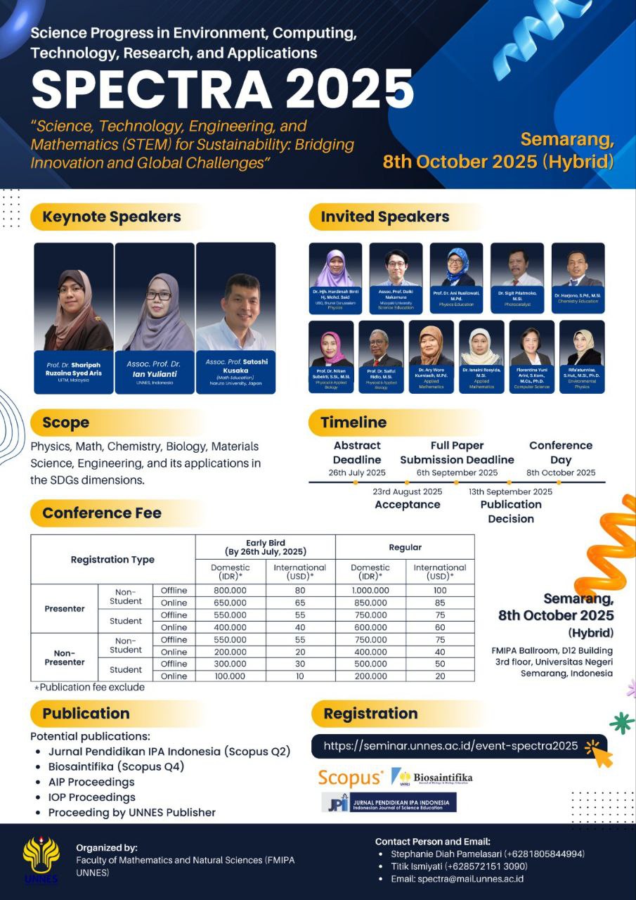 Call for Presenters: SPECTRA 2025